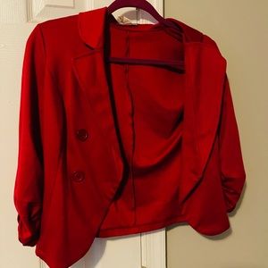 Red blazer